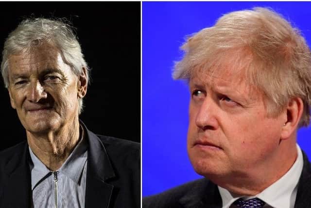 Texts were sent between Prime Minister Boris Johnson and businessman Sir James Dyson, according to reports (Getty Images)