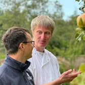 1.	Holker Hall Chef Ben Glover selects produce in Holker’s kitchen garden to compliment his Wild Venison Week dishes