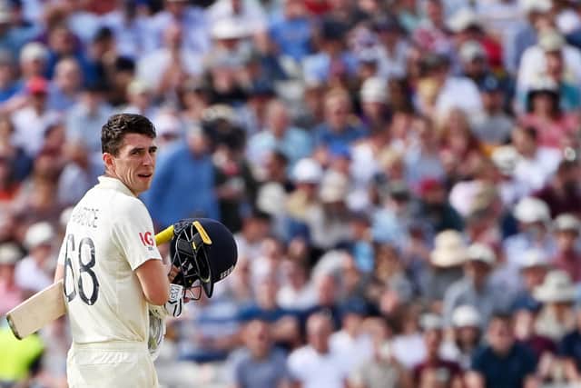 Dan Lawrence will start the second day of the second Test unbeaten on 67 as England look to build a competitive total for New Zealand to chase. (Pic: Getty)
