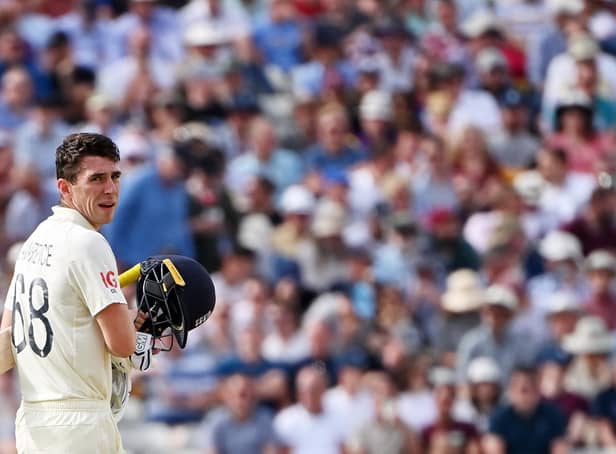 Dan Lawrence will start the second day of the second Test unbeaten on 67 as England look to build a competitive total for New Zealand to chase. (Pic: Getty)