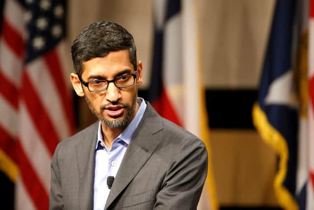 Sundar Pichai signed the White Houses Pledge To Americas Workers in 2019, committing to a White House initiative designed to get private companies to expand job training. (Picture: Getty Images)