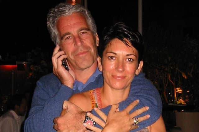 Ghislaine Maxwell with Jeffrey Epstein