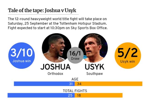 Everything you need to know about Joshua and Usyk (Picture: JPI Mledia/Mark Hall)