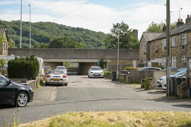 The cul-de-sac where Emily Hill, 5, who was knocked down by an electric motorbike (SWNS)