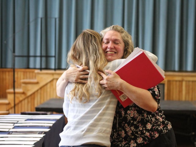 The Queens School, Chester, A-level Results Day