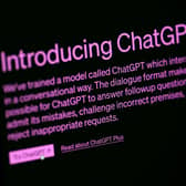 A general view of the Chat GPT website. (Image: John Walton/PA Wire)