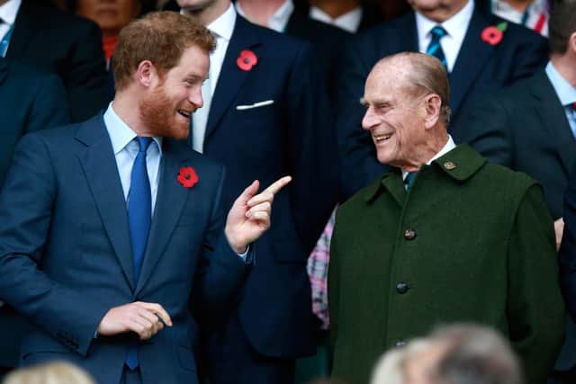 Prince Harry described his grandpa as a 'legend of banter' (Photo: Getty Images)