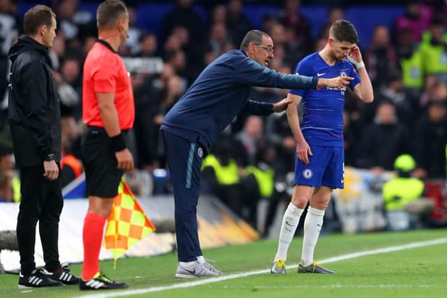 Jorginho was closely associated with Maurizio Sarri during his ill-fated spell as Chelsea manager.