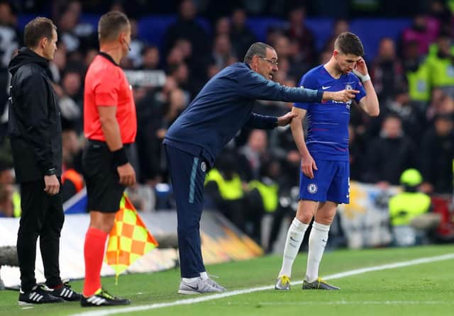 Jorginho was closely associated with Maurizio Sarri during his ill-fated spell as Chelsea manager.