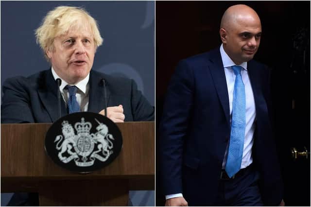 A new update has confirmed that Johnson and Sunak will both isolate, following the positive Covid-19 test from Sajid Javid (Photo: David Rose/Peter Summers/Getty Images)