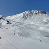 The slopes in La Plagne