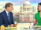 Bill Turnbull will appear as a guest presenter on Good Morning Britain this week, reuniting with his former co-host Susanna Reid (Photo: GMB/ITV)