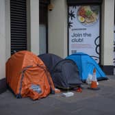 Tents belonging to homeless people (Getty Images)