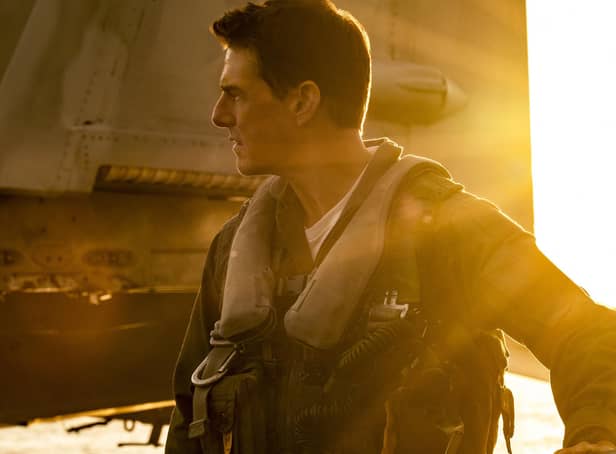 <p>Tom Cruise as Captain Pete “Maverick” Mitchell.</p>