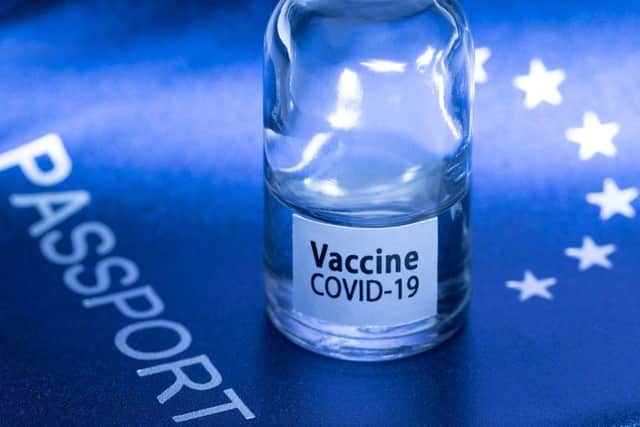 The EU is working on a digital green certificate showing if someone is vaccinated, has a negative test or has recovered from Covid-19 (Photo: JOEL SAGET/AFP via Getty Images)