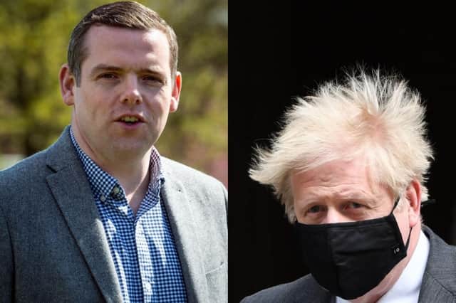 Douglas Ross said that Boris Johnson should resign if he broke the ministerial code (Getty Images)