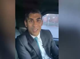 Rishi Sunak has received a Fixed Penalty Notice after failing to wear a seatbelt as he filmed a social media clip in the back of a moving car in Blackpool.
