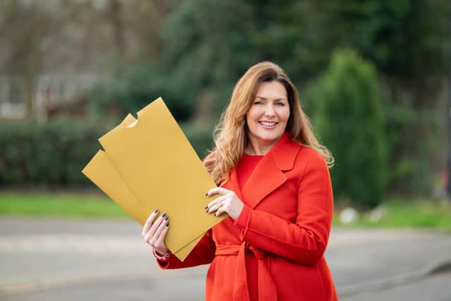 YAY JUDE: Postcode Lottery’s Judie McCourt celebrates for Sunderland