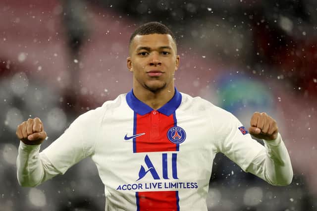 Liverpool-linked sensation Kylian Mbappe could join Real Madrid instead this summer. (Photo by Alexander Hassenstein/Getty Images)