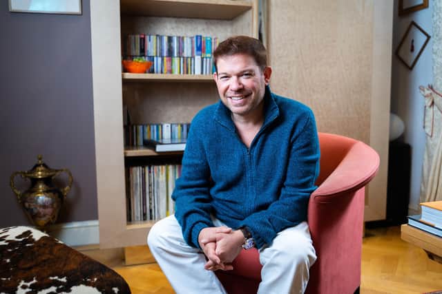 Professor Michael Atar, photographed at home, whose work explores how everyday, unplanned moments form the deepest bonds between parents and their children.