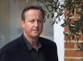 David Cameron leaves his home in London ahead of giving evidence to the Commons Treasury Committee on Greensill Capital (Victoria Jones/PA Wire)
