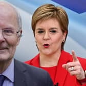 Sir John Curtice has said anything other than an SNP government after the Scottish Parliament election is 'inconceivable' (Graphic: Mark Hall)