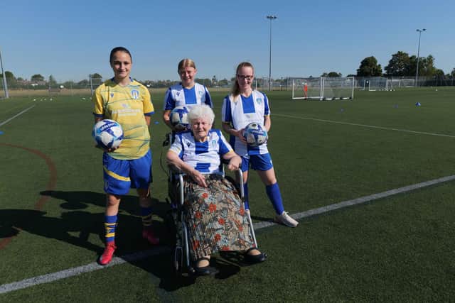 Inspired by Doris, 91, Alderwood Care Home has sponsored Colchester United Women