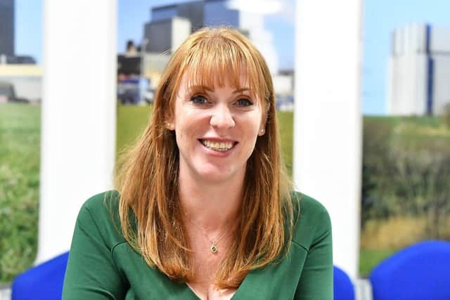 Angela Rayner was born in 1980 and grew up in Stockport, Greater Manchester