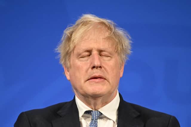 During the Covid pandemic, Boris Johnson struggled to understand graphs and scientific data (Picture: Leon Neal/WPA pool /Getty Images)