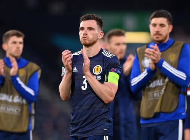 Andrew Robertson of Scotland. (Photo by Stu Forster/Getty Images)