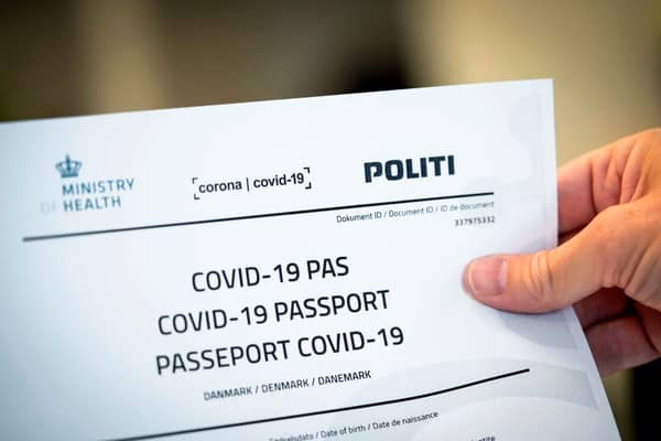 Some countries - like Denmark - used a kind of Covid-19 'passport' last year, to allow travellers to prove they had received a negative test result (Photo: IDA MARIE ODGAARD/Ritzau Scanpix/AFP via Getty Images)