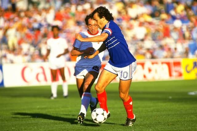 Players such as Gerd Müller, Michel Platini (pictured) and Marco van Basten have all shone for their countries on the European stage - but who has scored the most tournament goals? (Pic: Getty)