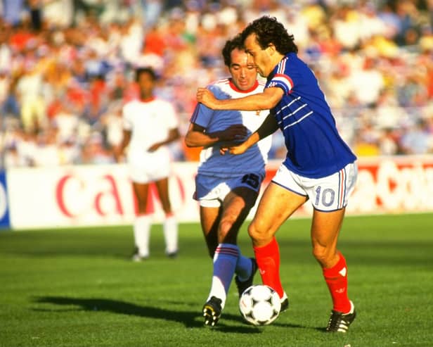 Players such as Gerd Müller, Michel Platini (pictured) and Marco van Basten have all shone for their countries on the European stage - but who has scored the most tournament goals? (Pic: Getty)