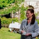 Jenny McGee alongside Boris Johnson at Downing Street (Getty Images)
