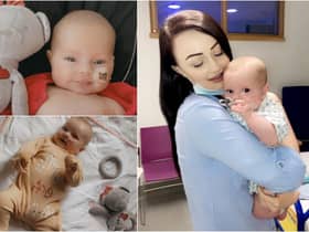 'She's such a happy baby': mum left devastated as doctors say her daughter has just weeks to live (Photos: SWNS)