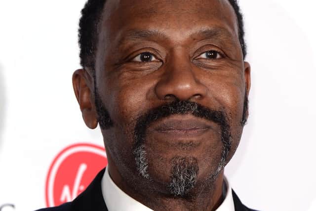 Lenny Henry in the Press Room at the Virgin TV BAFTA Television Award at The Royal Festival Hall on May 12, 2019 in London, England. Photo by Jeff Spicer/Getty Images.