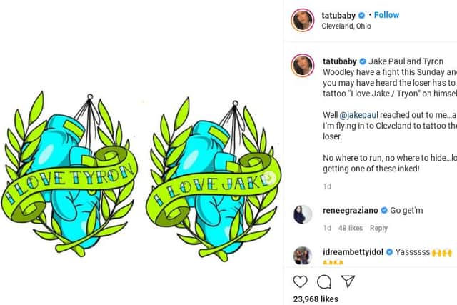 The tattoo artist posted the designs on her Instagram page (Photo: Tatu Baby)