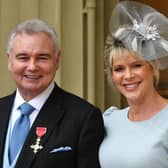Eamonn Holmes, with his wife Ruth Langsford, after being awarded an OBE for services to broadcasting. (Picture: John Stillwell - WPA Pool/Getty Images)