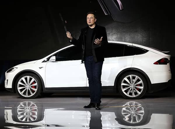 Tesla CEO Elon Musk has announced that his company's electric vehicles will be purchasable via bitcoin, alongside more traditional forms of payment  (Photo by Justin Sullivan/Getty Images)