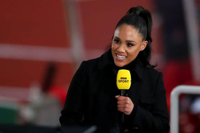 Alex Scott has defended herself after a former member of the House of Lords mocked her accent (Photo: Catherine Ivill/Getty Images)