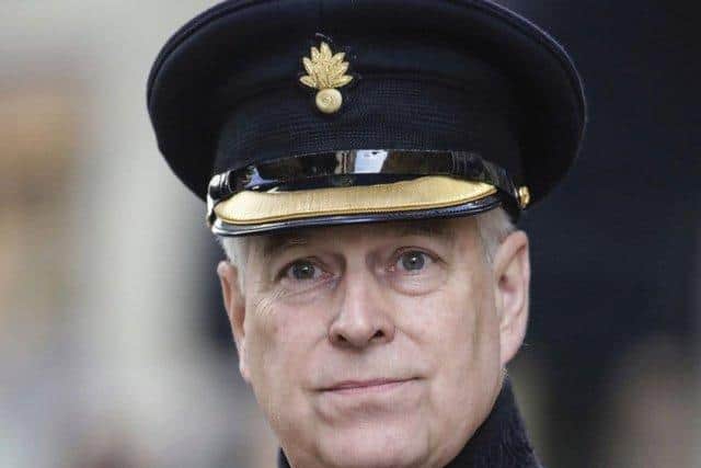 Prince Andrew was colonel-in-chief of the Grenadier Guards.