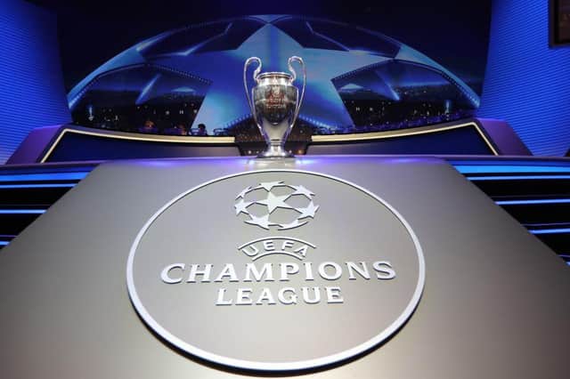 The Champions League Trophy.