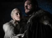 Daenerys Targaryen (Emilia Clarke) and Jon Snow (Kit Harrington) in Game of Thrones (HBO)