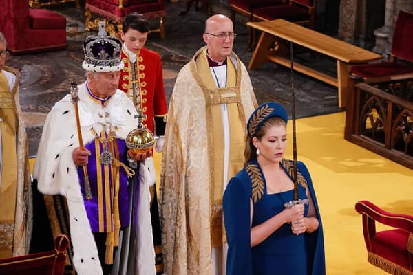 Penny Mordaunt carries the Sword of State ahead of King Charles III during his Coronation in May last year (Picture: Yui Mok/WPA pool/Getty Images)