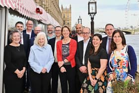 Institute of Economic Development Board members, with Baroness Taylor.