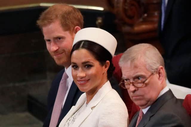 Harry and Meghan are no longer entitled to security, but the Queen funds security for Prince Andrew (Picture: Getty Images)