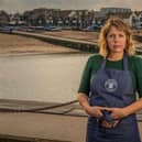 Kerry Godliman stars as local restaurant owner and detective, Pearl Nolan (Picture: Acorn TV)