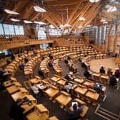 The chamber of the Scottish Parliament in Edinburgh (Getty Images)