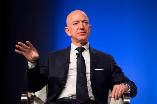 Amazon and Blue Origin founder Jeff Bezos (Photo by JIM WATSON/AFP via Getty Images)