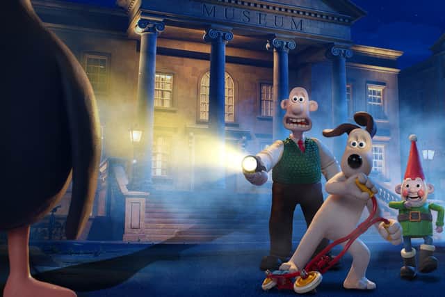 Gromit, Norbot and Wallace in Wallace and Gromit: Vengeance Most Fowl. Picture: Aardman Animations.